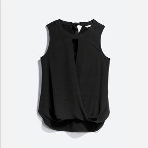 41 Hawthorn Mixed Material Blouse with Ribbon Tie